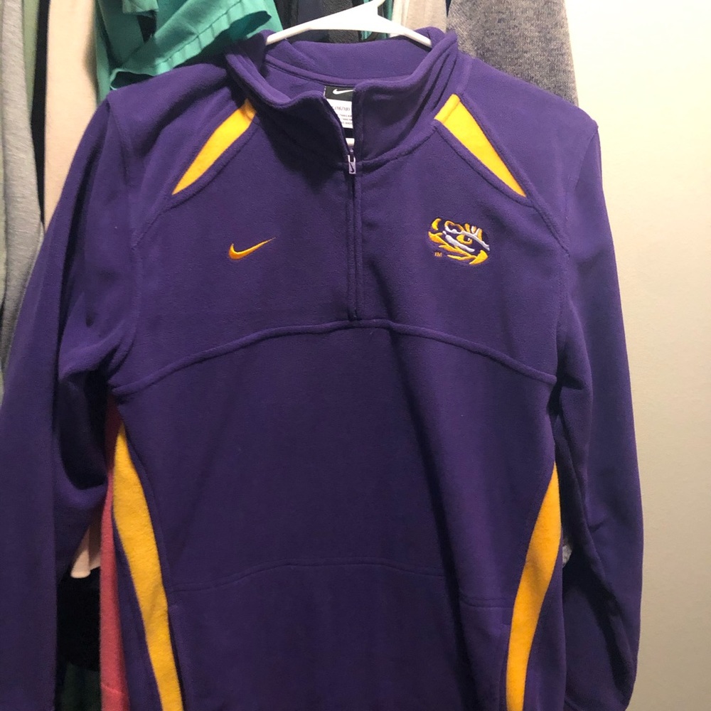 Nike LSU fleece pullover